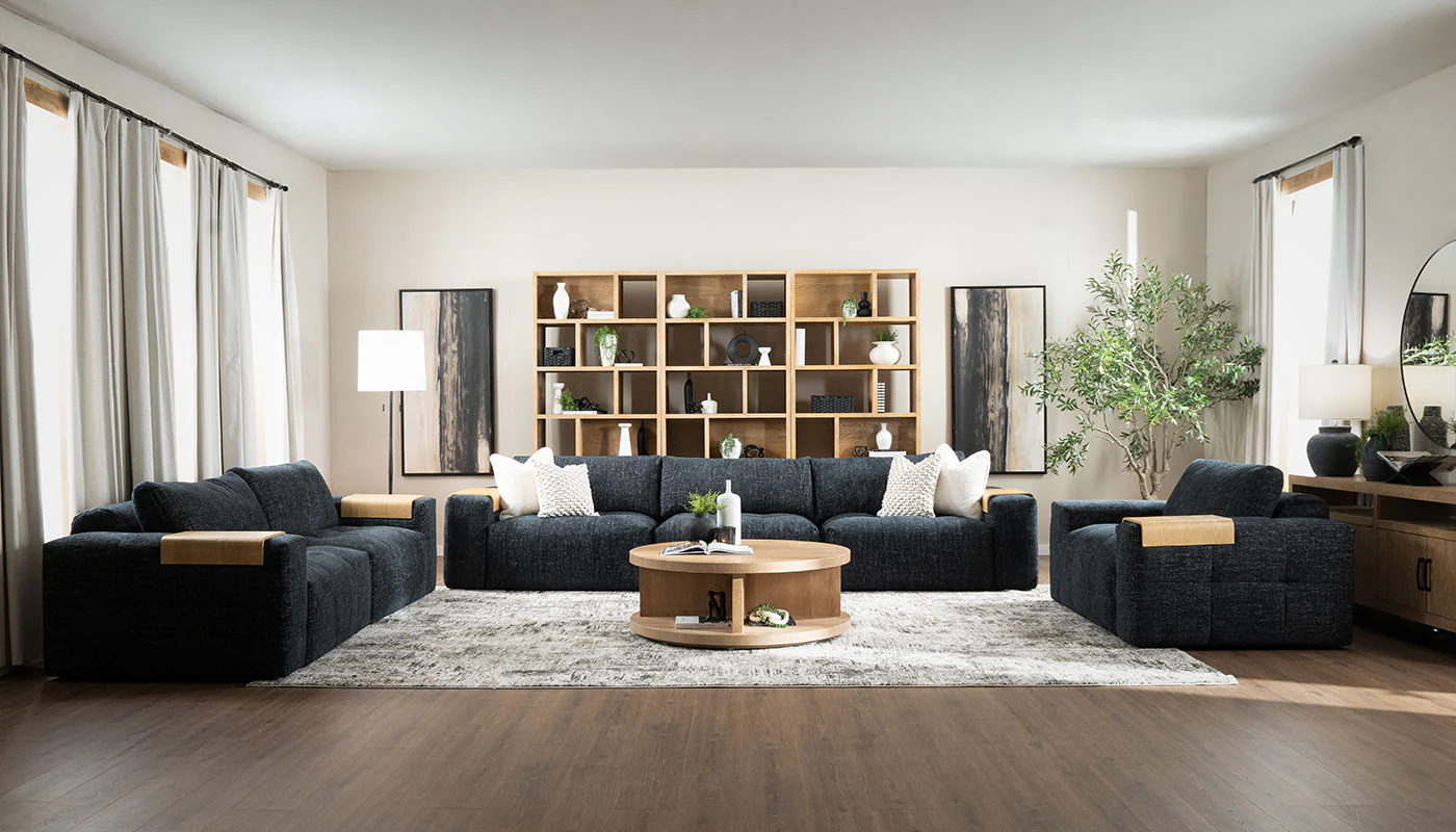 Amallo Fabric Super Sofa & Sofa - Image 2