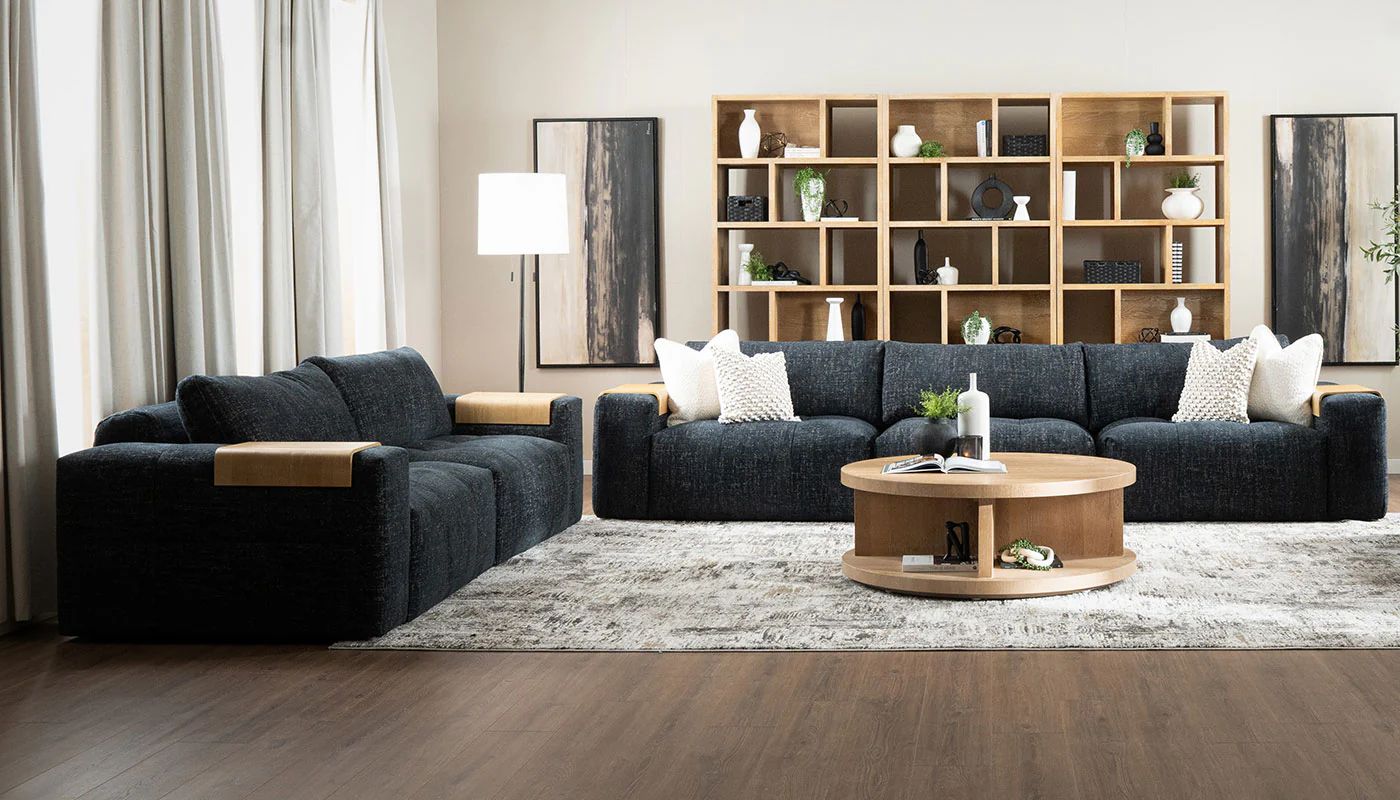 Amallo Fabric Super Sofa & Sofa - Image 6