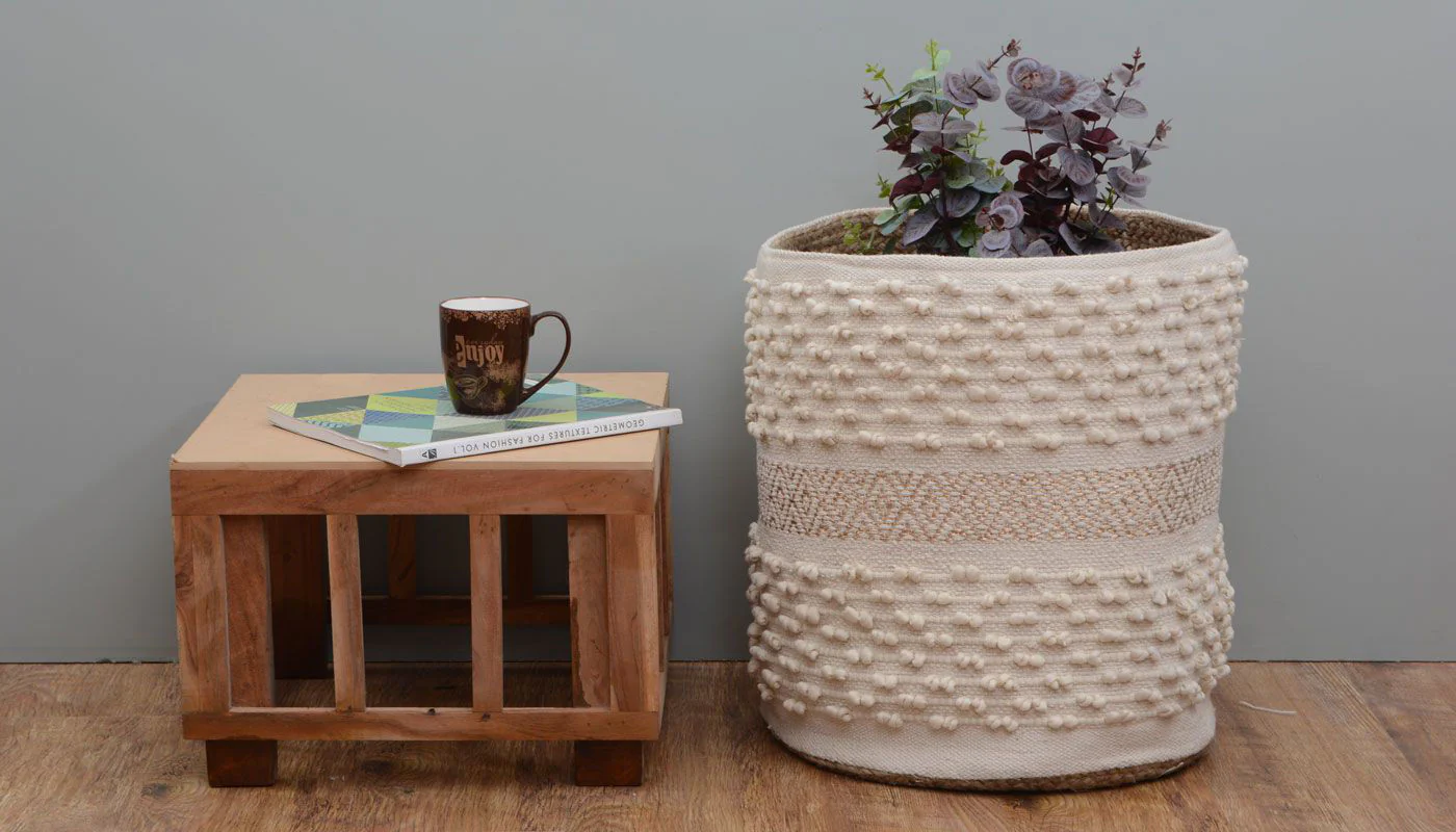 Camila Cotton Woven Basket