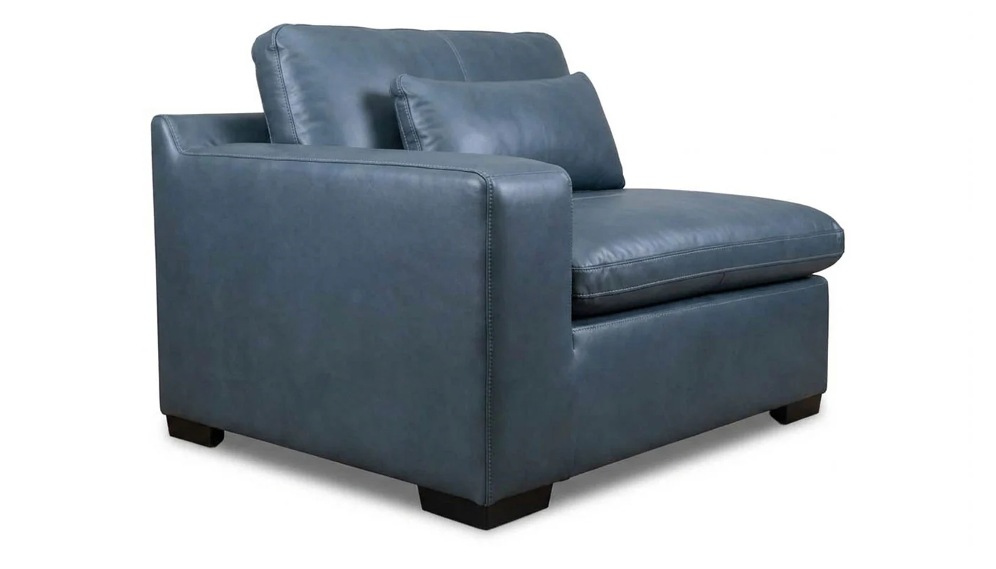 City Limits II Leather Left Arm Facing Chair - Image 3