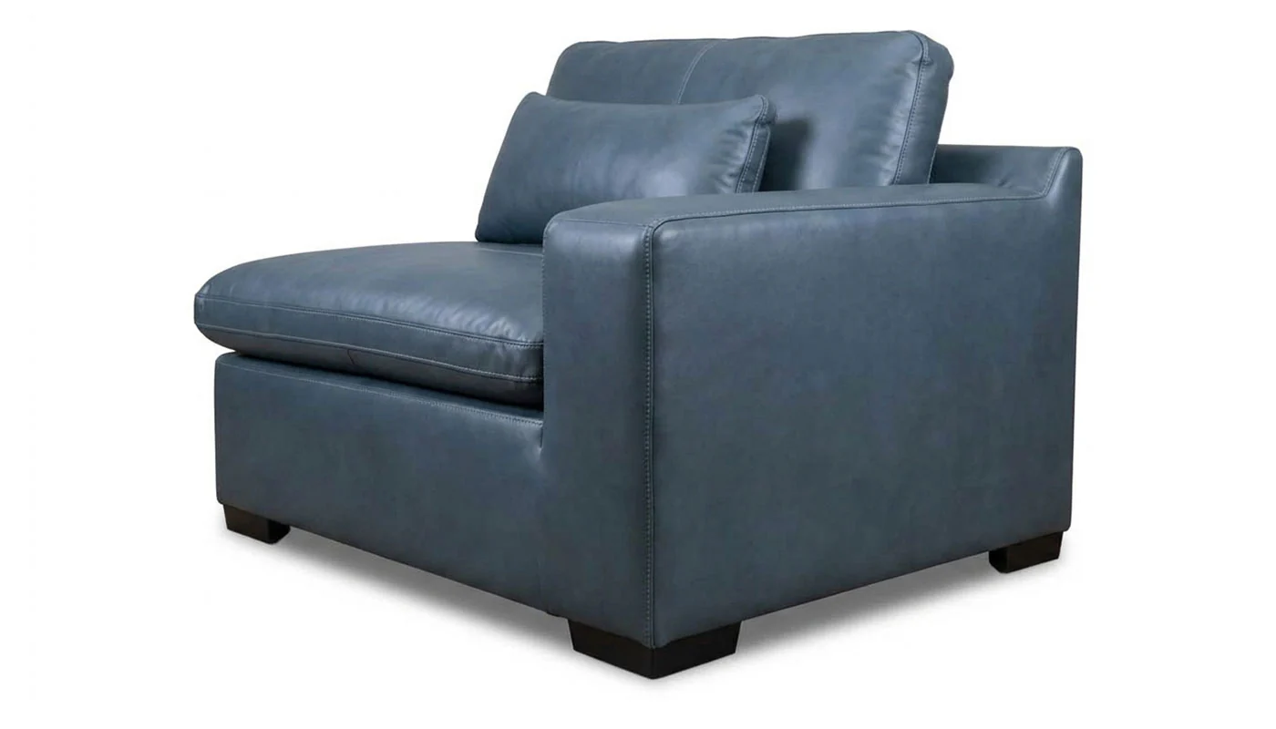 City Limits II Leather Right Arm Facing Chair - Image 3