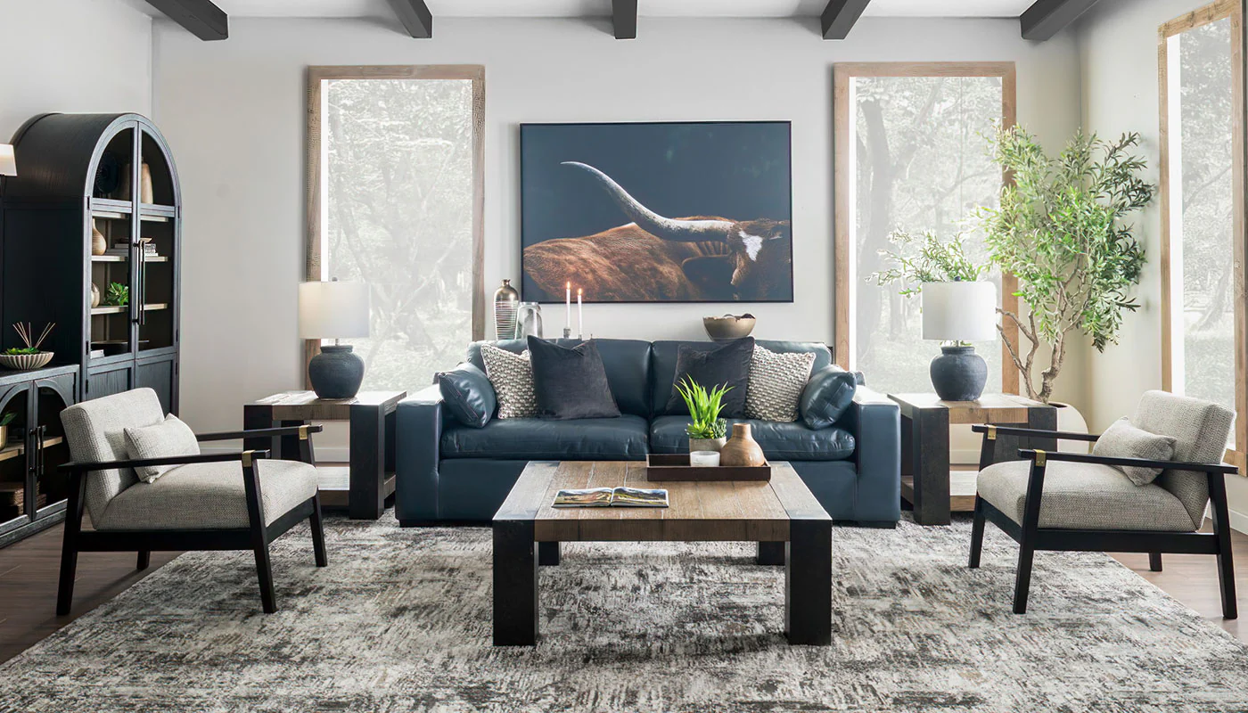 City Limits II Leather Sofa - Image 3