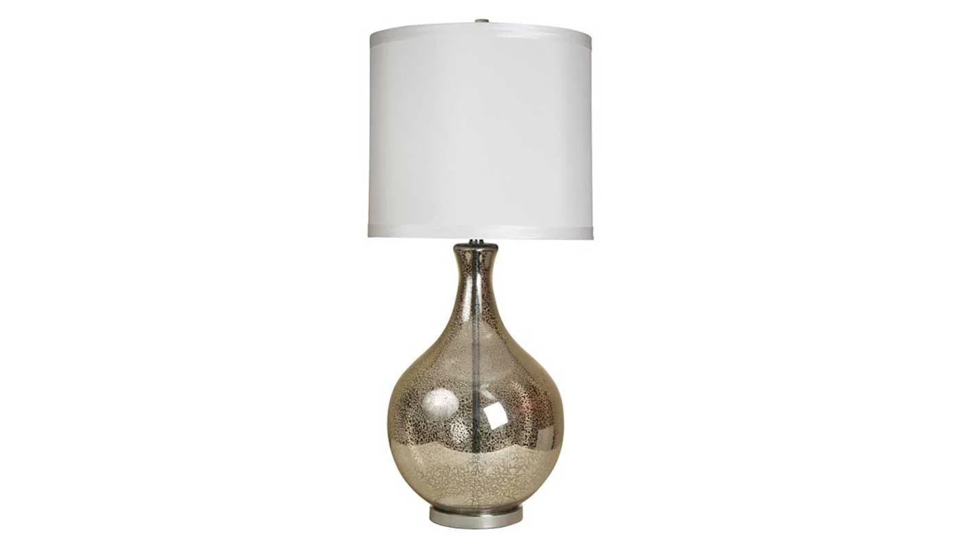 Classical Urn Mercury Glass Table Lamp - Image 2