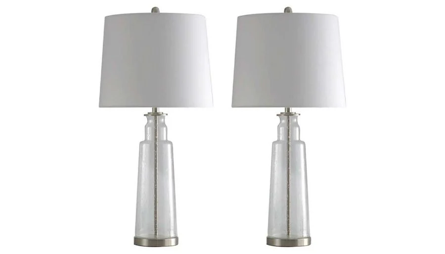 Clear Glass Table Lamp - Set of 2 - Image 5