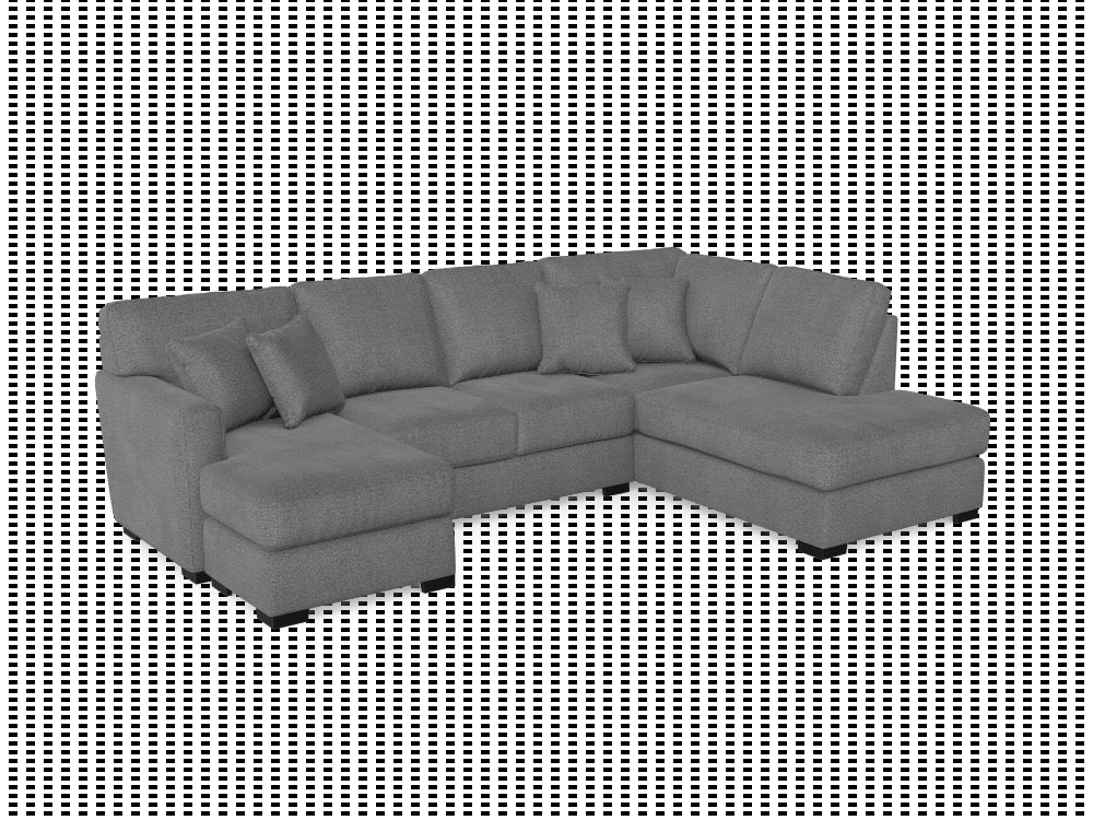 Dalhart Dual Chaise Sectional - Custom Design Ref: Q0Y6N3