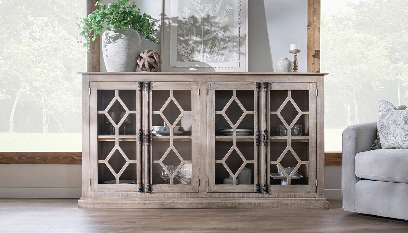 Diamond Jamaica Console with Glass - Image 2