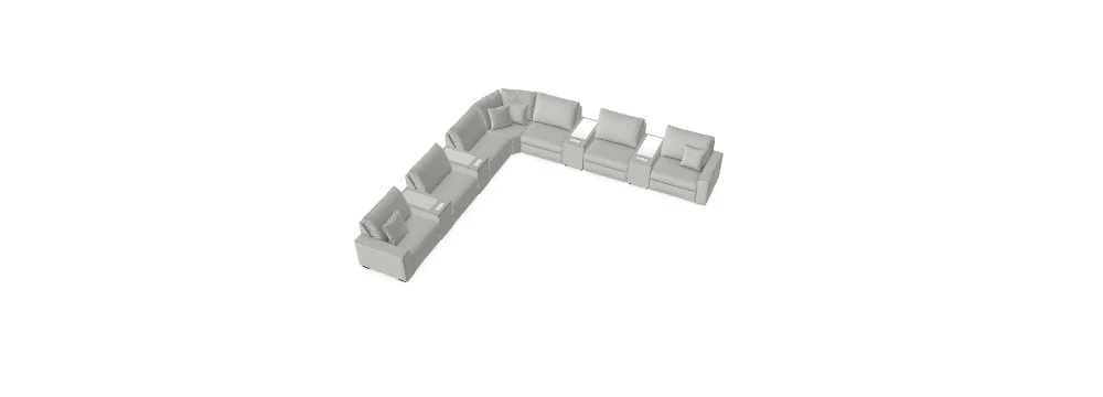 Evermore Modular Sectional - Custom Design Ref: M_109WNG