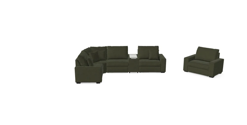 Evermore Modular Sectional - Custom Design Ref: M_170BR4N