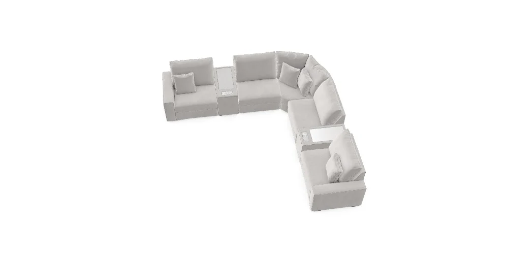 Evermore Modular Sectional - Custom Design Ref: M_E5JQL6