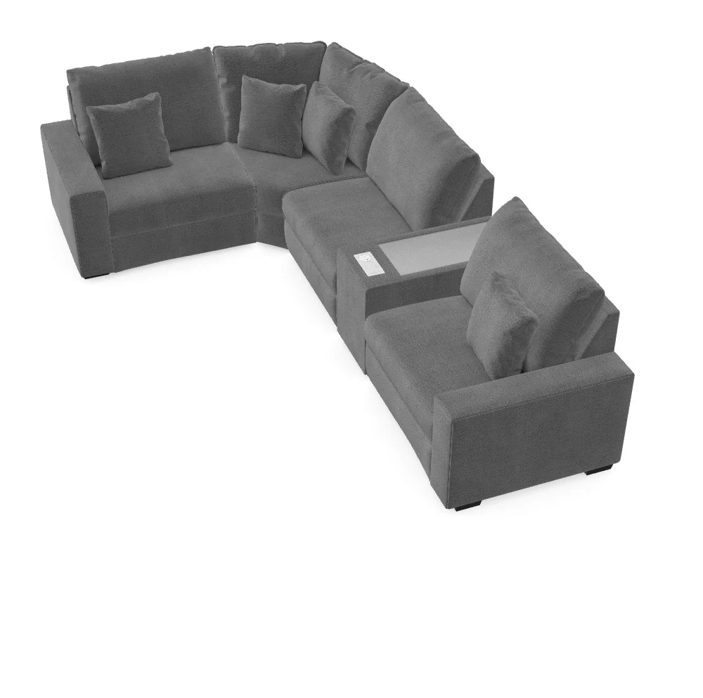 Evermore Modular Sectional - Custom Design Ref: M_L3W8L2