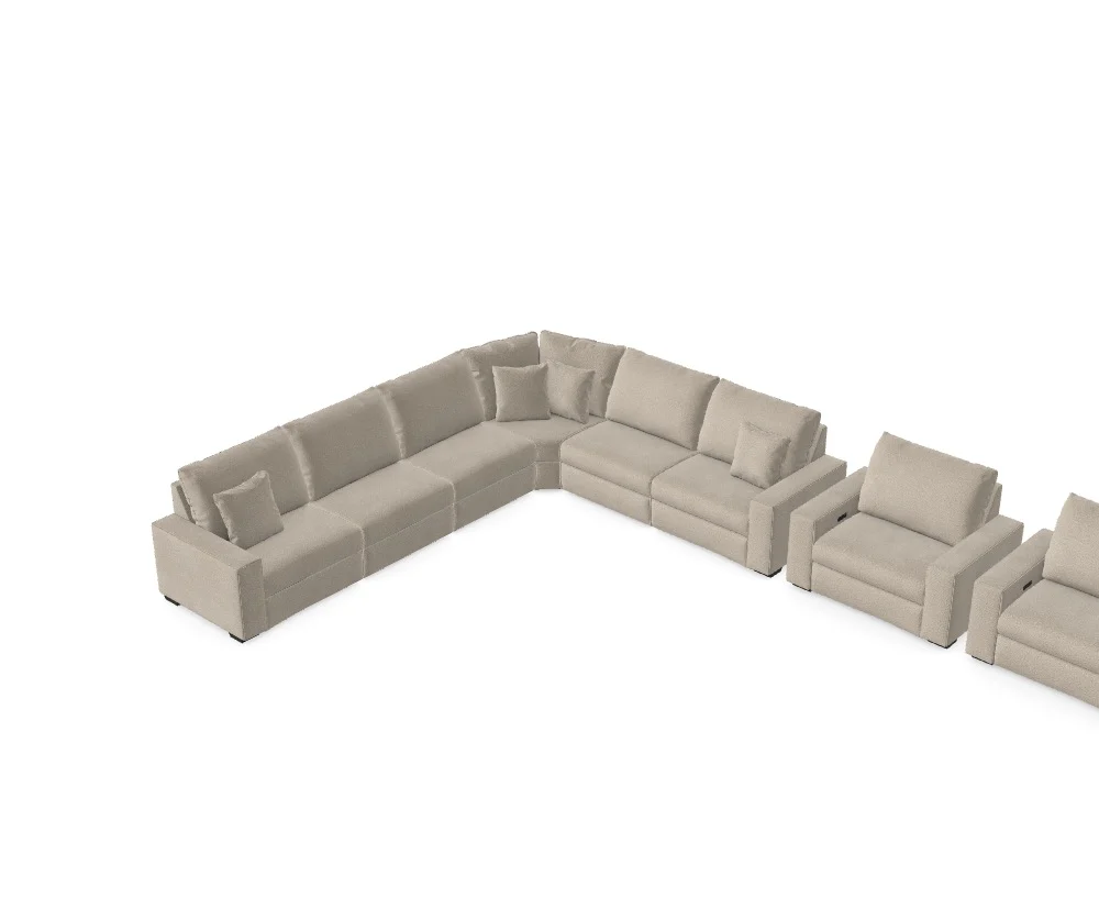 Evermore Modular Sectional - Custom Design Ref: M_T4CB13A