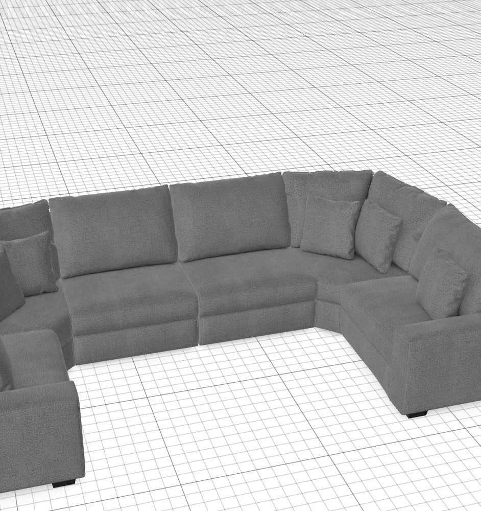 Evermore Modular Sectional - Custom Design Ref: MTM1Z9