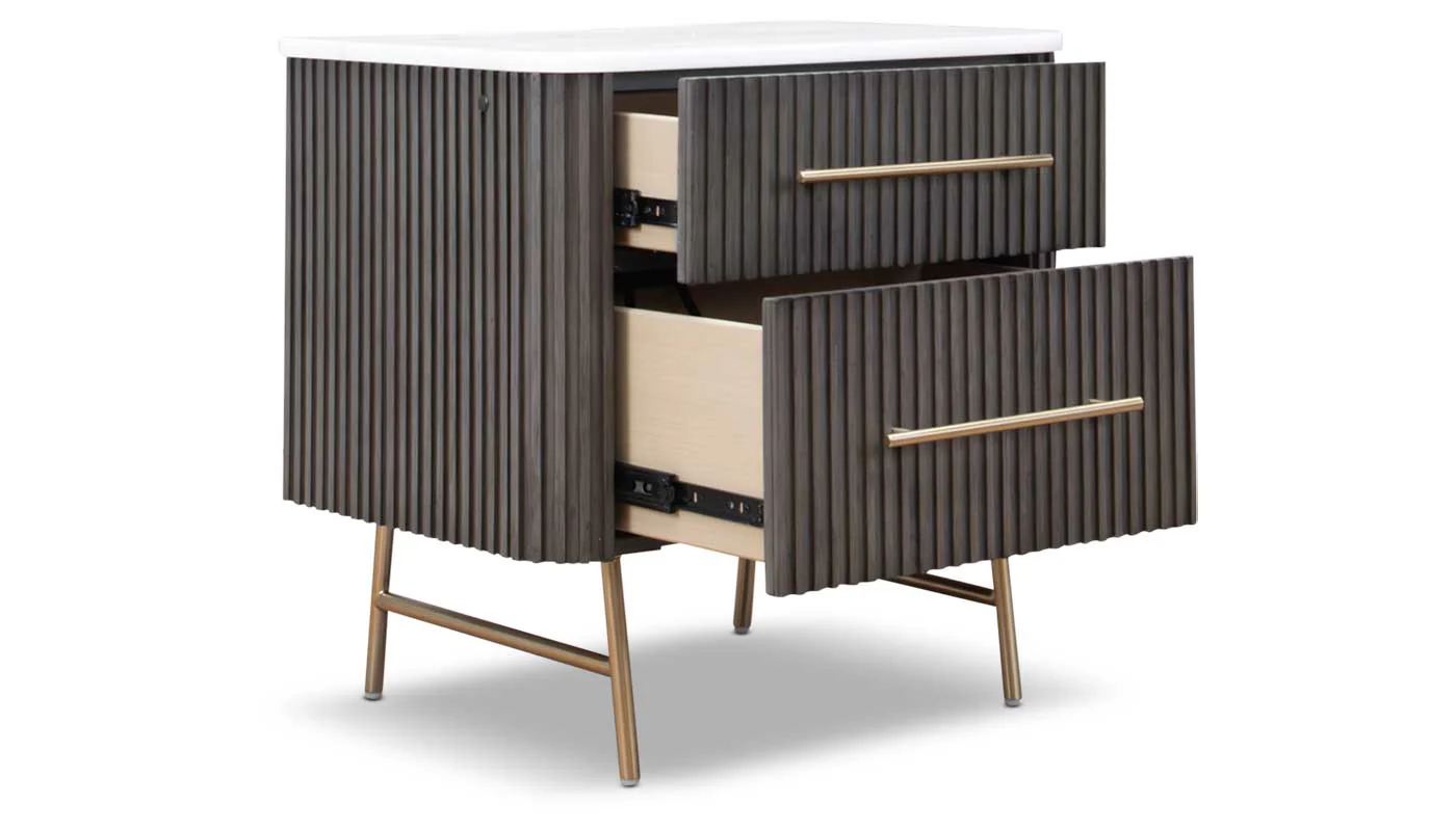 Finnely Two-Drawer Nightstand - Image 3