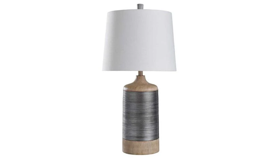 Haver Hill Wood & Metal Lamp