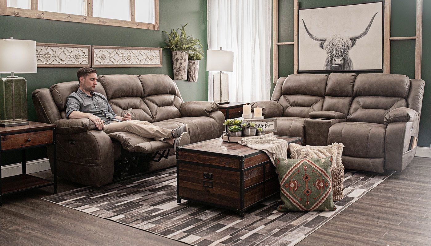 Houston II Reclining Sofa & Loveseat - Image 3