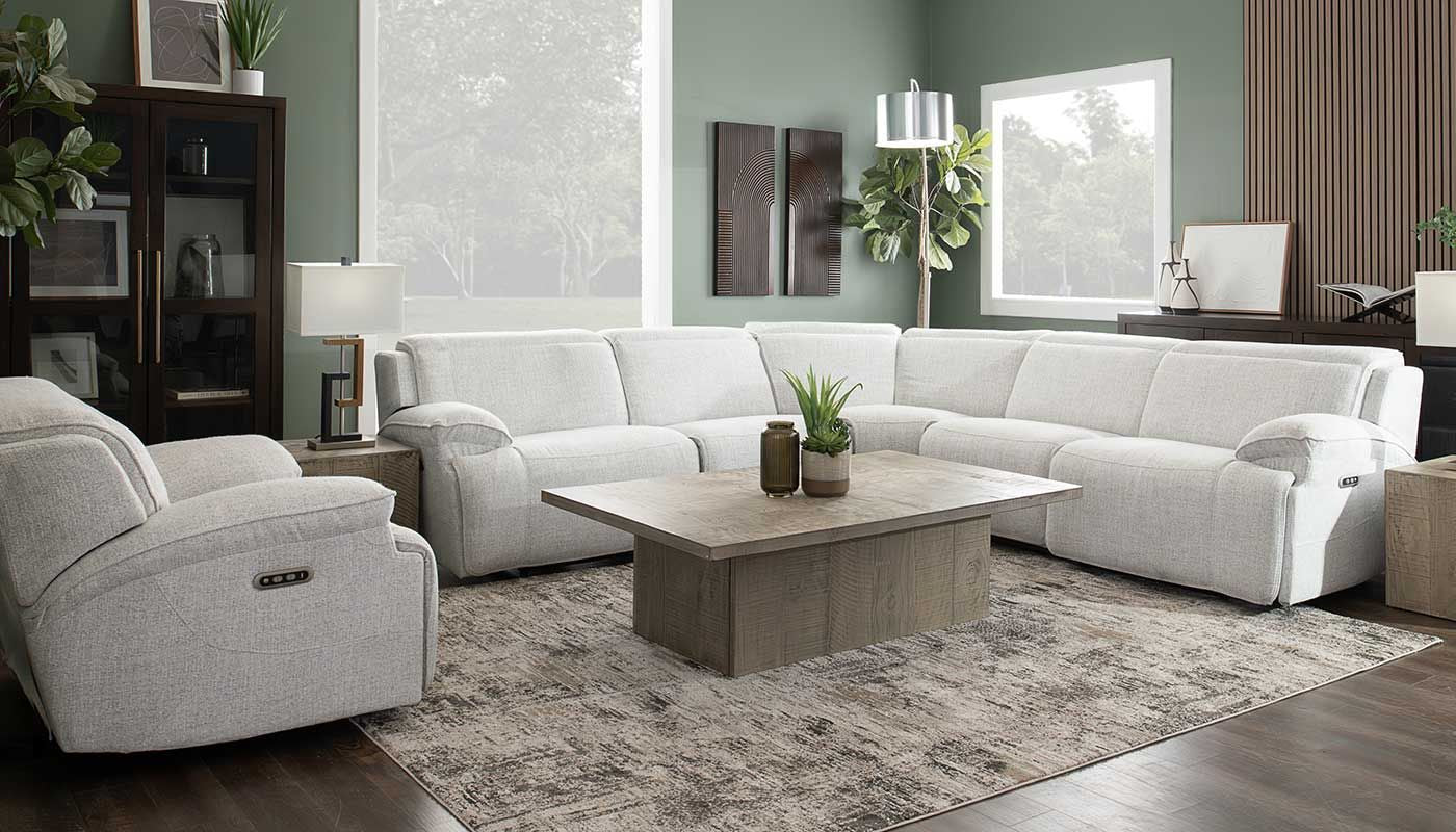 Ibiza IV Fabric Reclining Sectional - Image 4