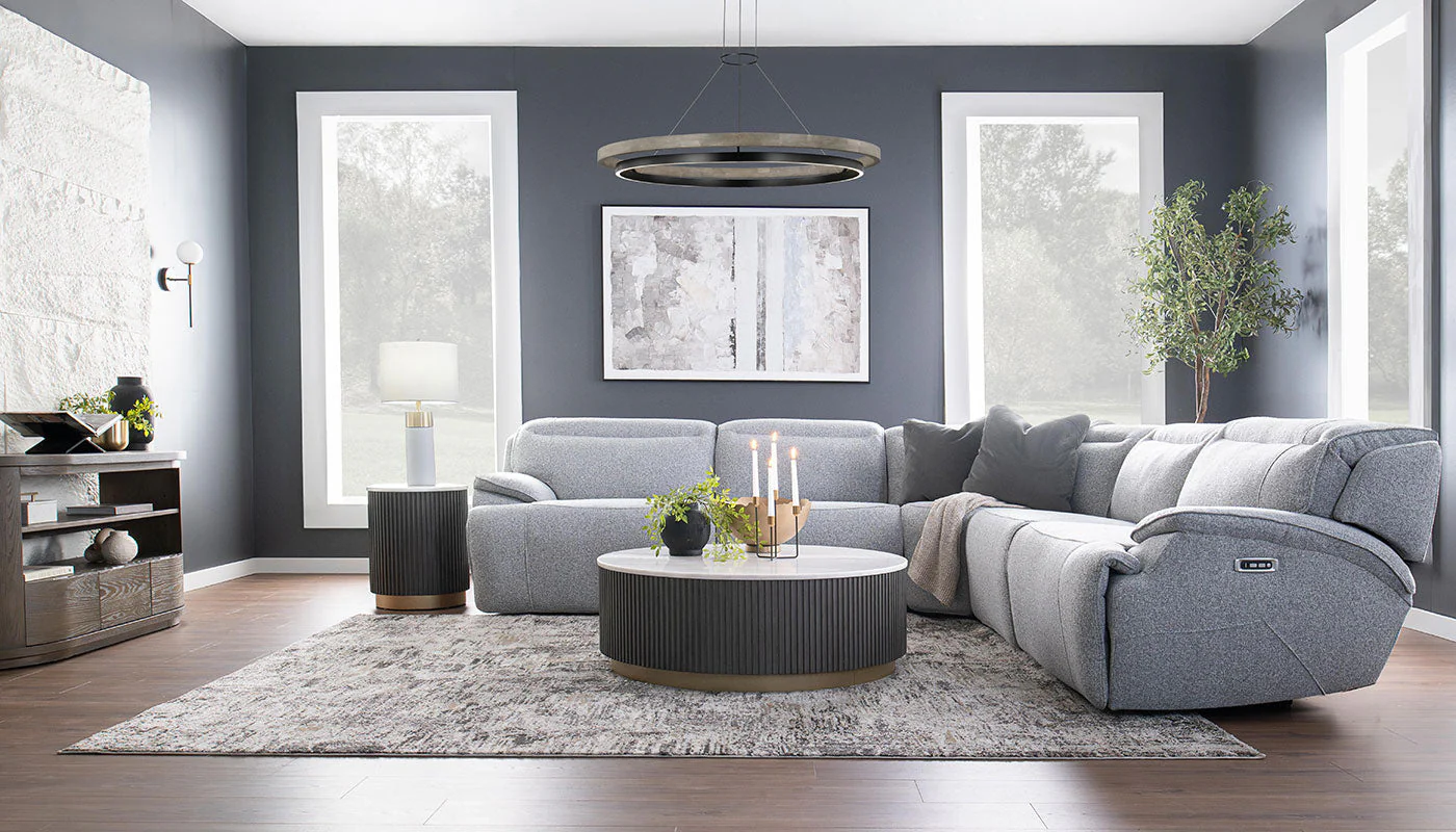 Ibiza IV Fabric Reclining Sectional - Image 6