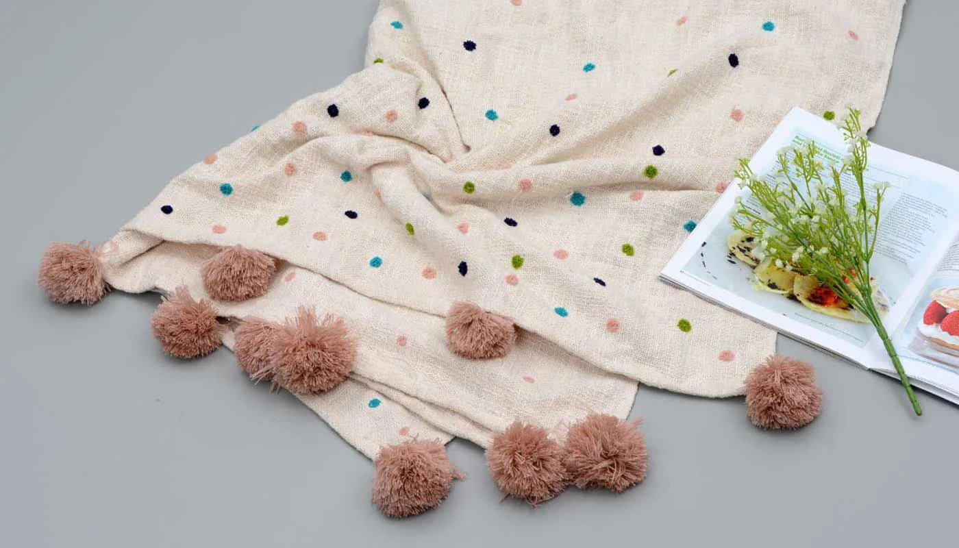 Isabelle Cotton Throw - Image 2