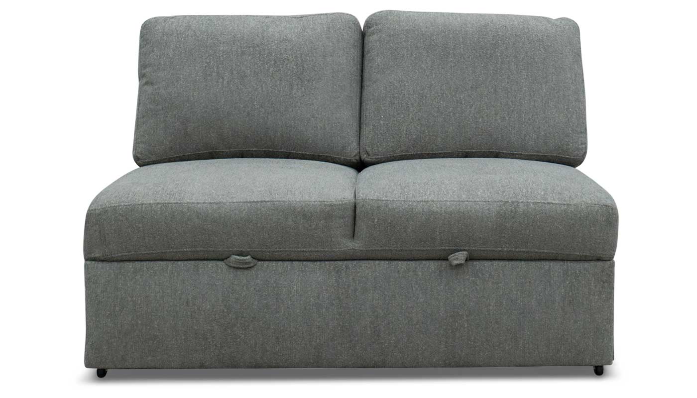 Ivy Armless Loveseat with Trundle Sleeper - Image 2