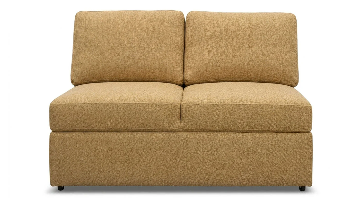 Ivy Armless Loveseat with Trundle Sleeper - Image 3