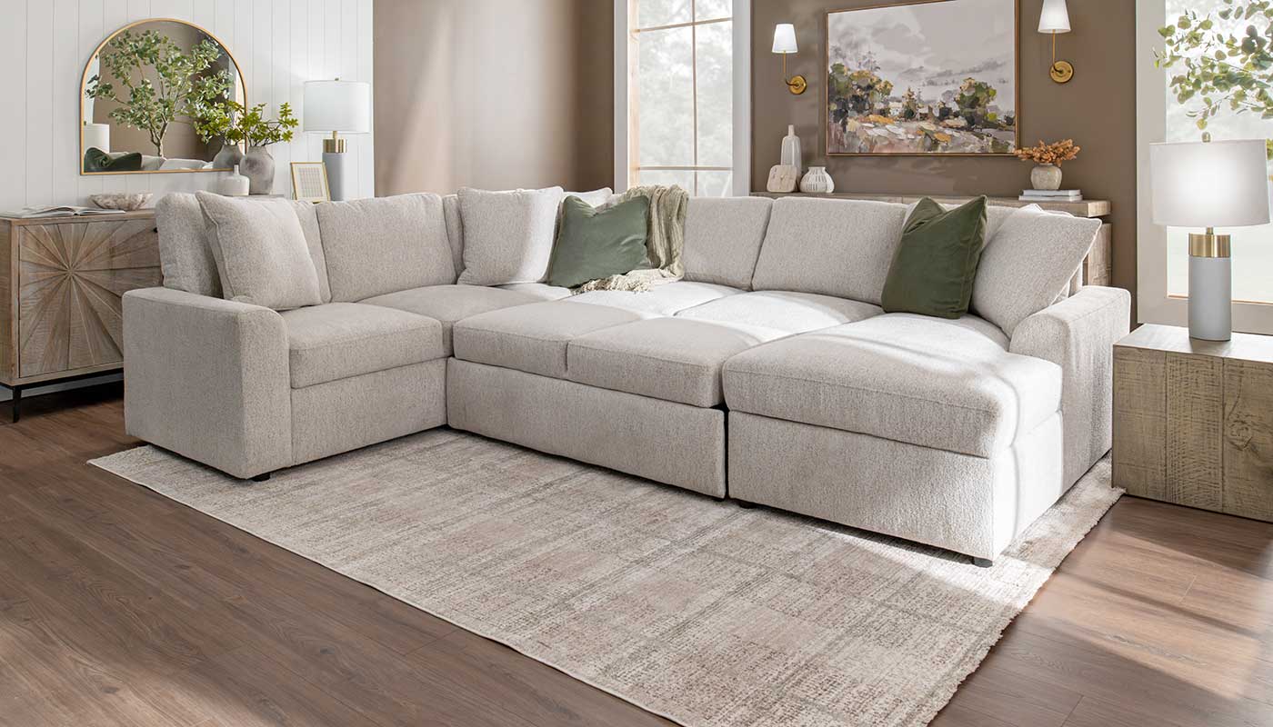 Ivy Trundle Sectional with Chaise - Image 14