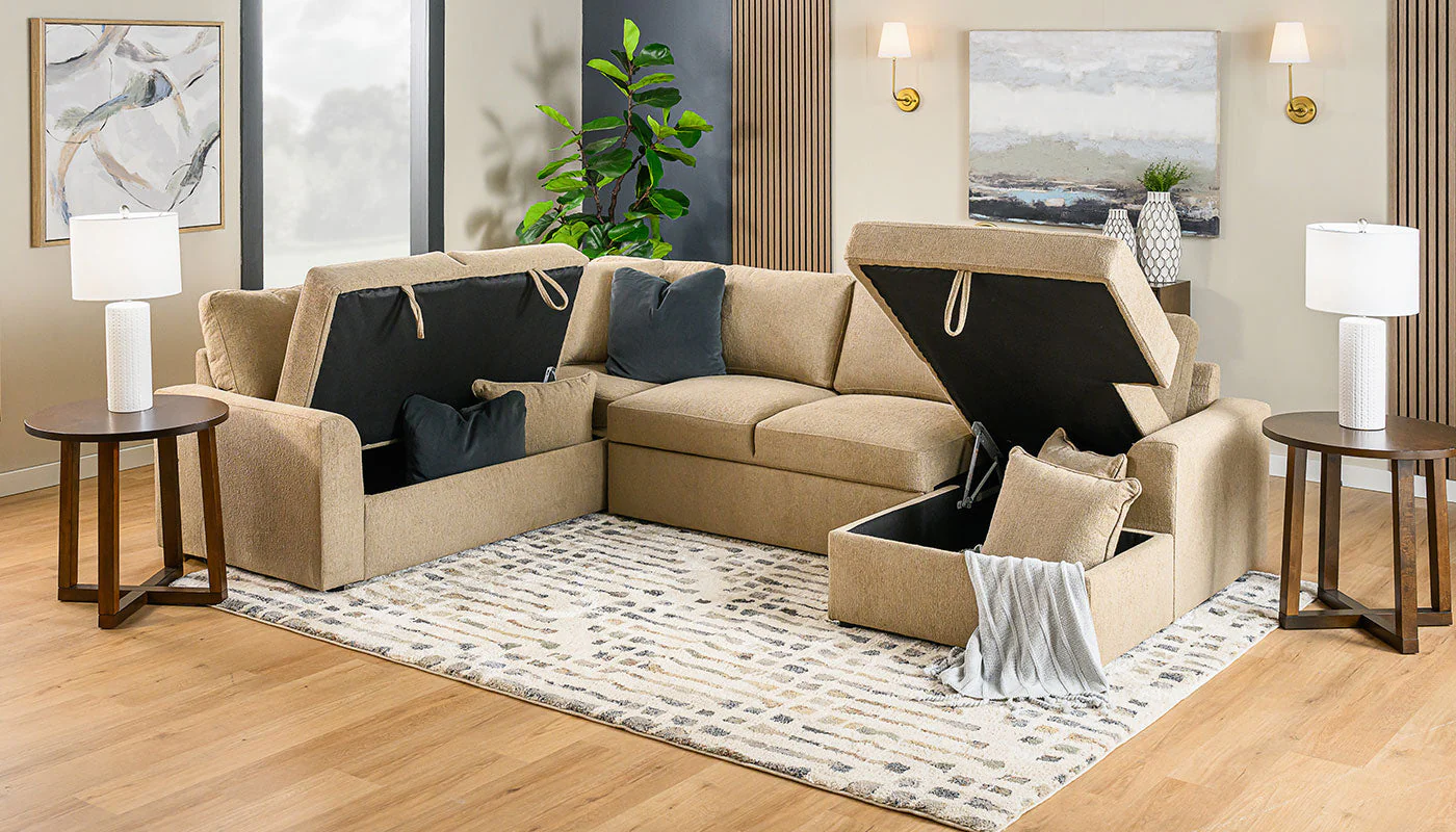 Ivy Trundle Sectional with Chaise - Image 3