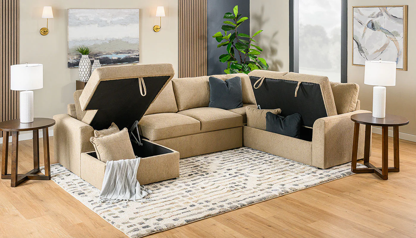 Ivy Trundle Sectional with Chaise - Image 4