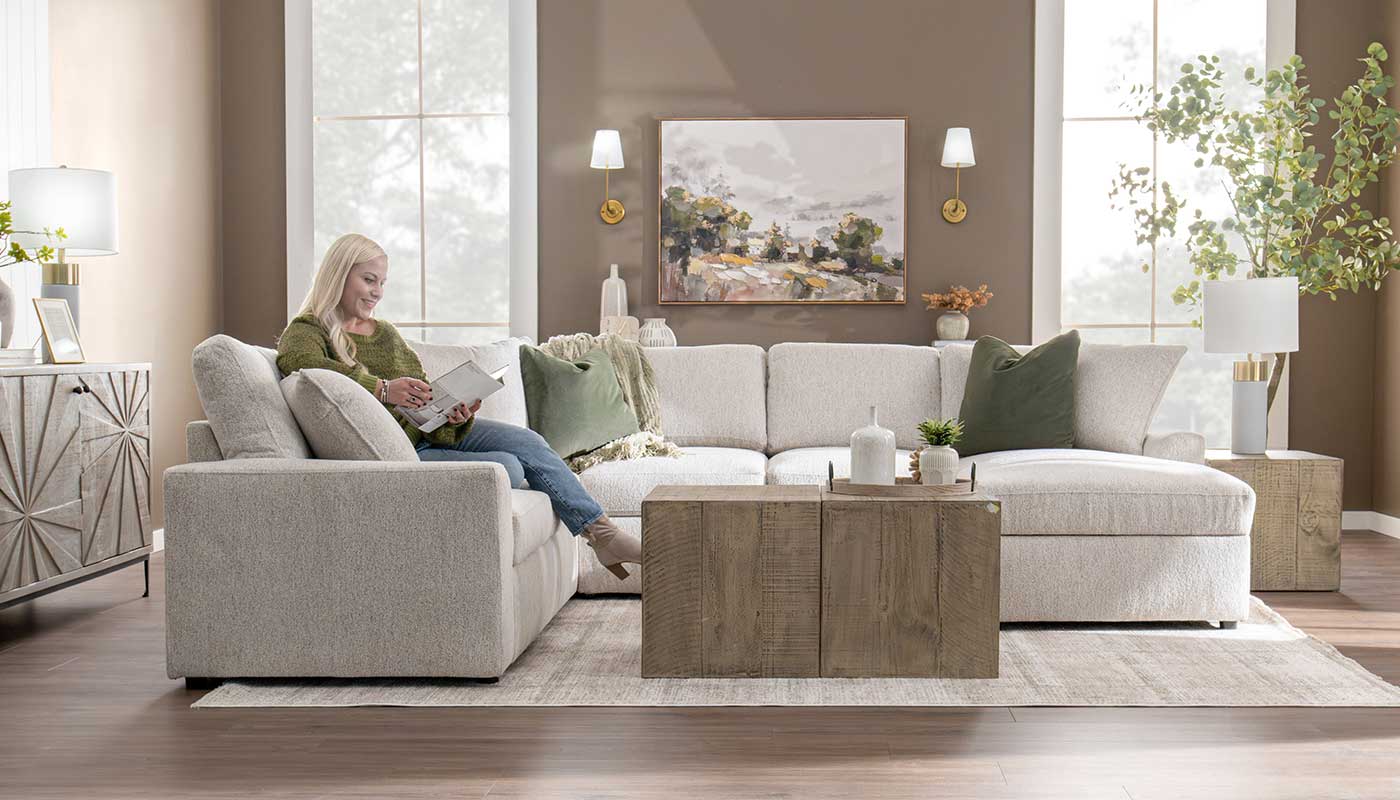 Ivy Trundle Sectional with Chaise - Image 8