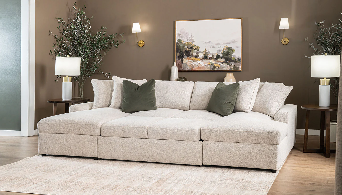 Ivy Trundle Dual Chaise Sectional - Image 4