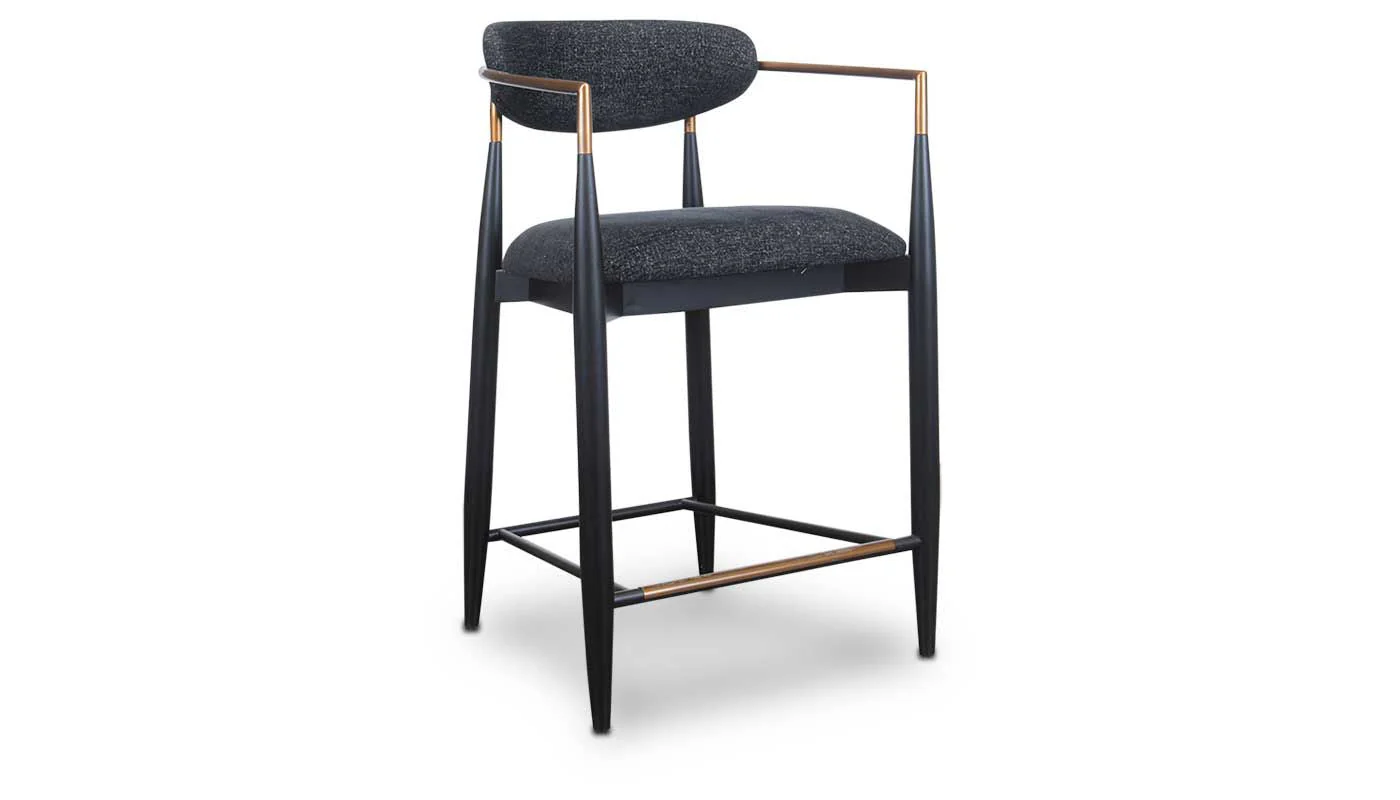 Jagger II Black Frame Counter Height Chair - Image 3