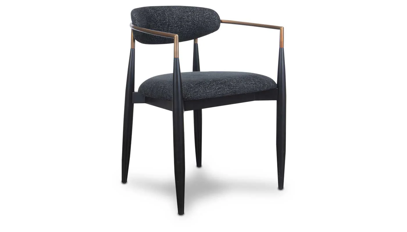 Jagger II Black Frame Dining Height Chair - Image 4