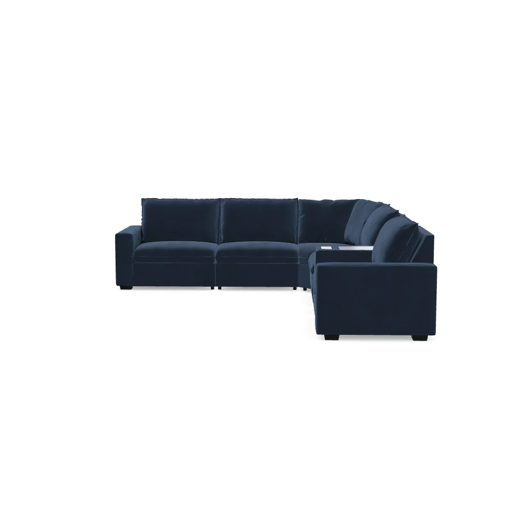Love Story Modular Sectional - Custom Design Ref: M_3CBLBK