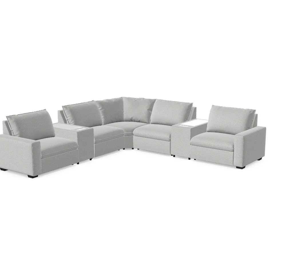 Love Story Modular Sectional - Custom Design Ref: M_AZ9HDA
