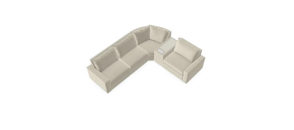 Love Story Modular Sectional - Custom Design Ref: M_HAOK1I