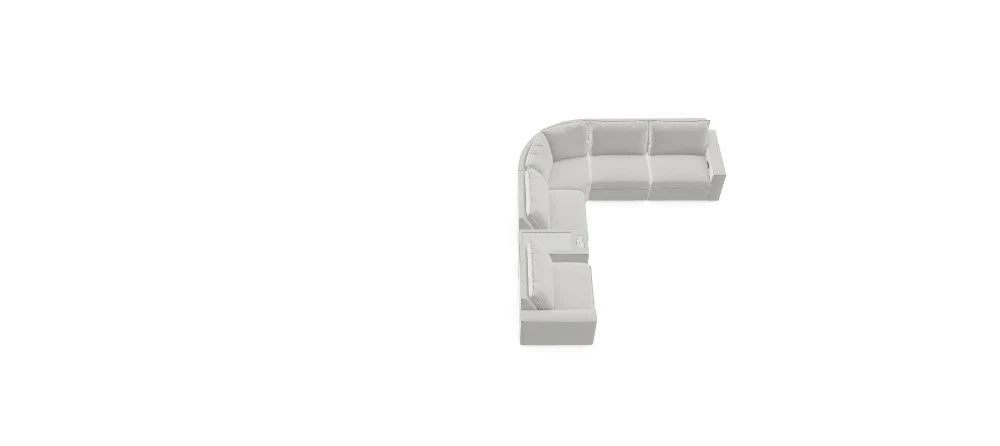 Love Story Modular Sectional - Custom Design Ref: M_I19ZQP