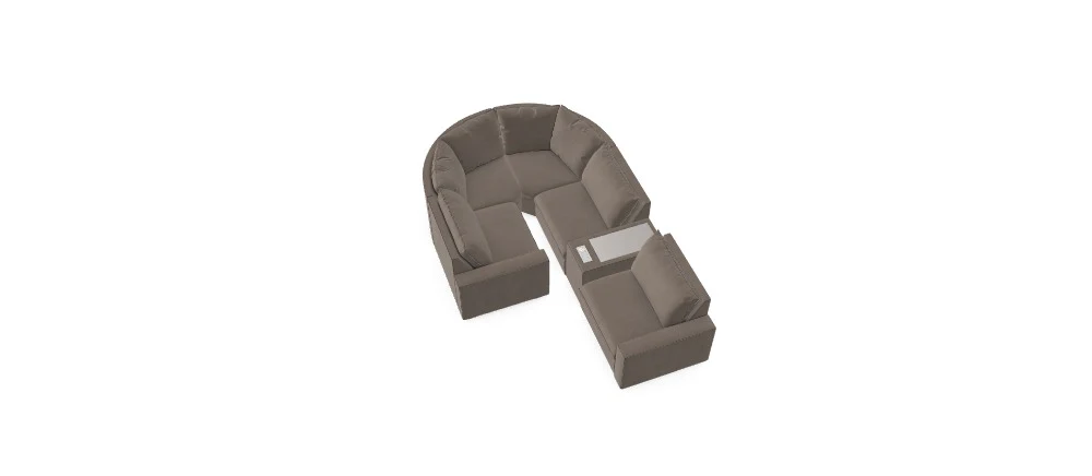 Love Story Modular Sectional - Custom Design Ref: M_RDLP5HC
