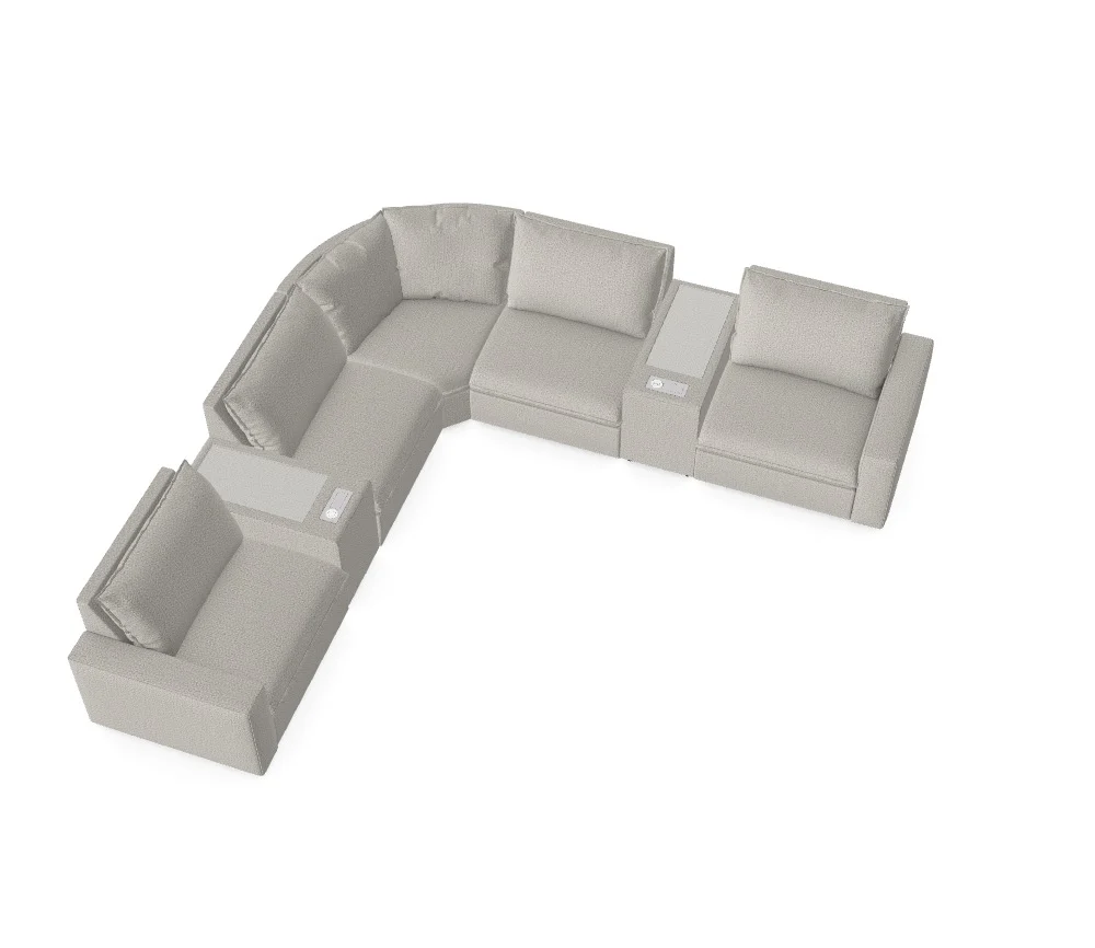 Love Story Modular Sectional - Custom Design Ref: M_RXAO6S