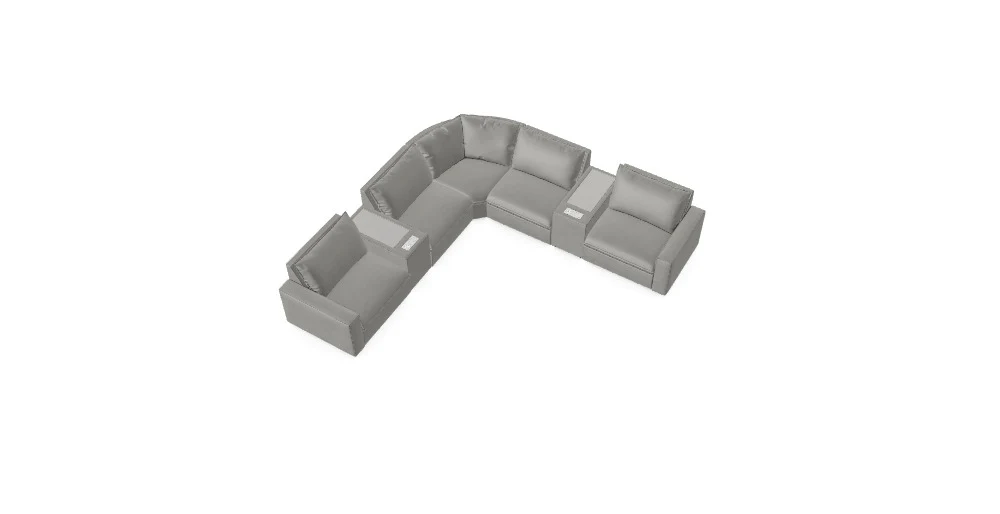 Love Story Modular Sectional - Custom Design Ref: M_VQGTA5