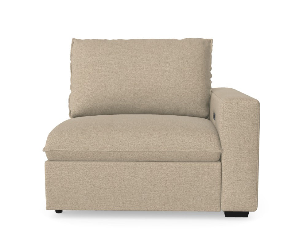 Love Story Right Arm Facing Recliner - Custom Design Ref: IJKVW6D