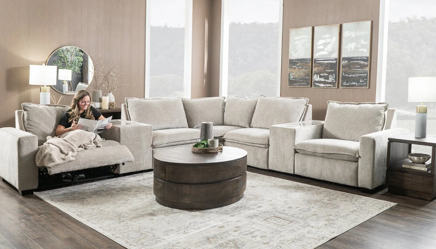 Love Story Reclining Sectional - Image 15