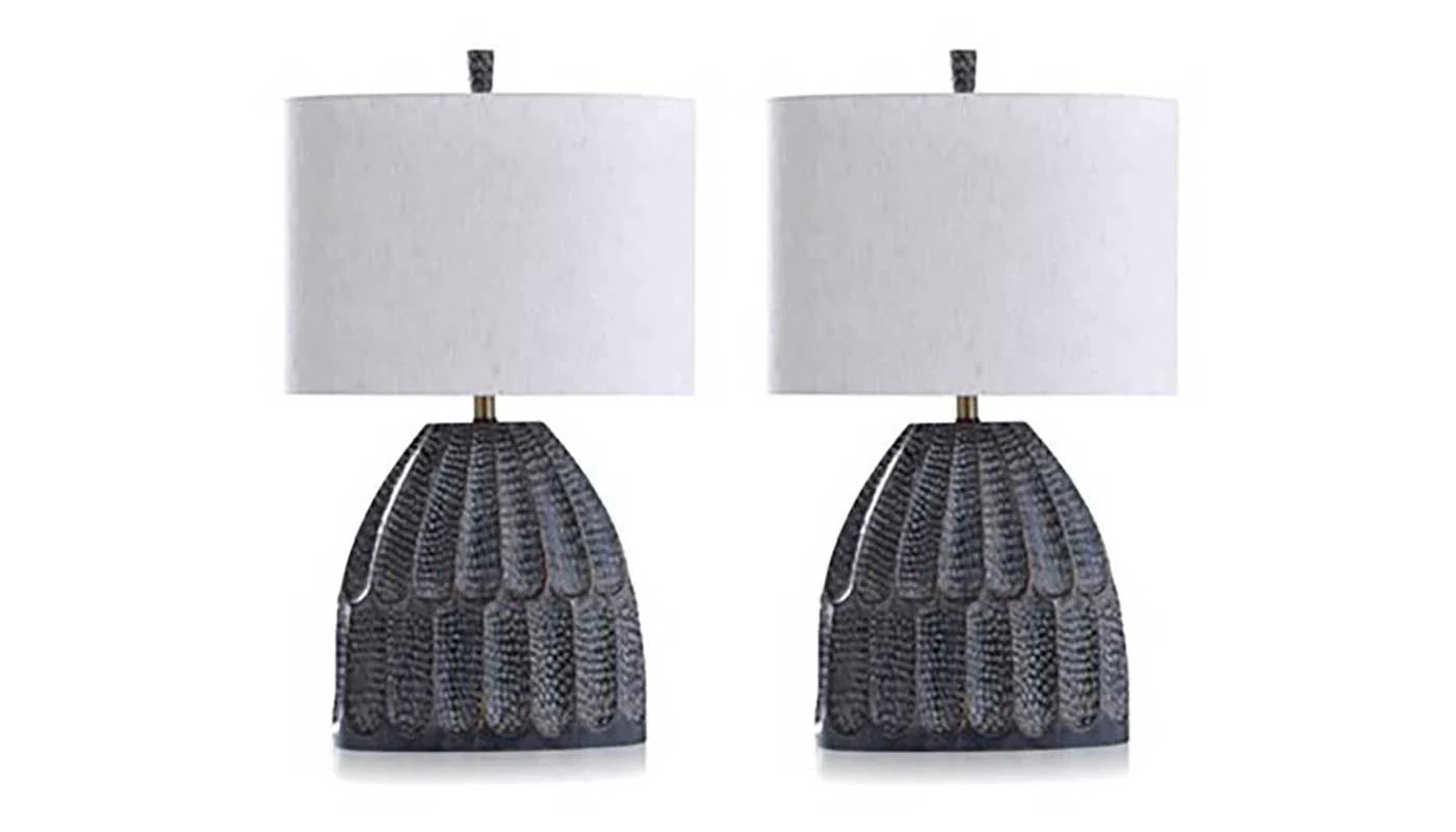 Malta Black Table Lamp - Set of 2 - Image 2