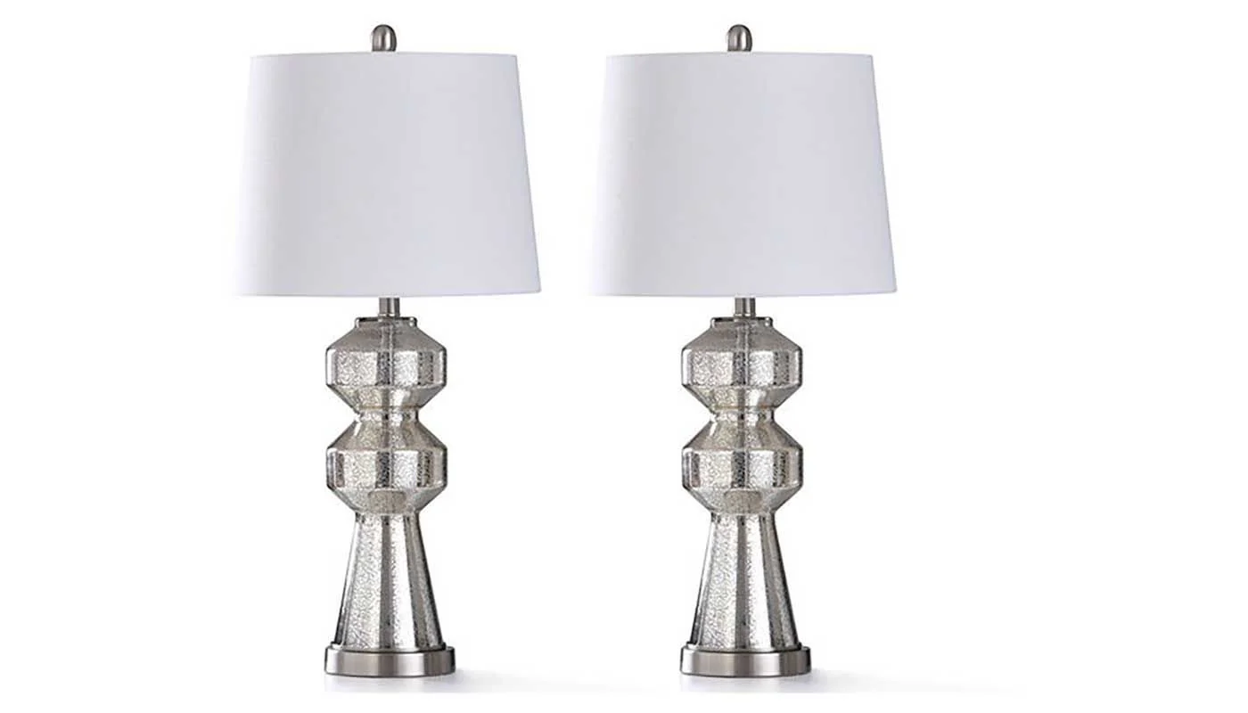 Northbay Silver Mercury Table Lamp - Set of 2