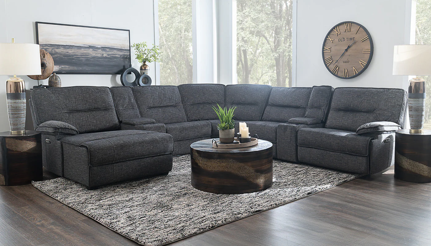 Pacifica II Reclining Sectional with Chaise - Image 4