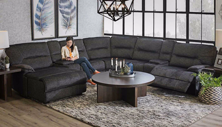 Pacifica II Reclining Sectional with Chaise - Image 6