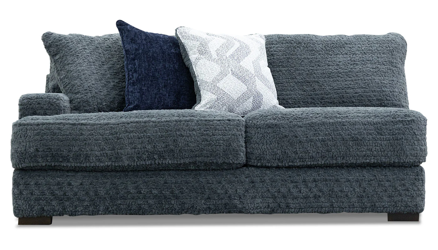Pleasant Valley Fluffy Iron Left Arm Facing Sofa