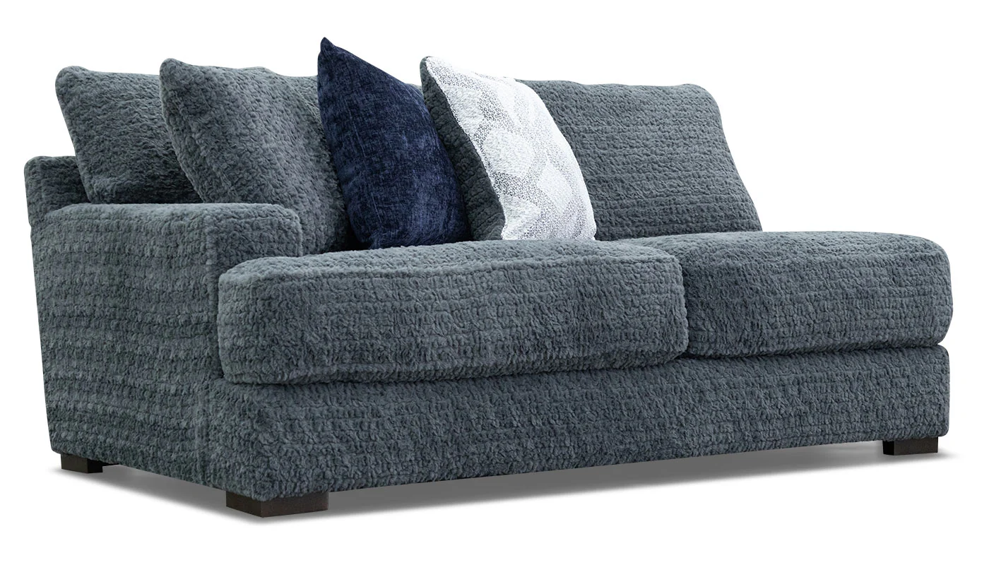 Pleasant Valley Fluffy Iron Left Arm Facing Sofa - Image 2