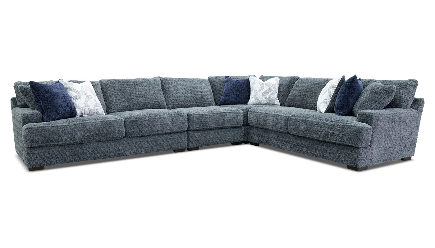 Pleasant Valley Fluffy Iron Sectional - Image 2