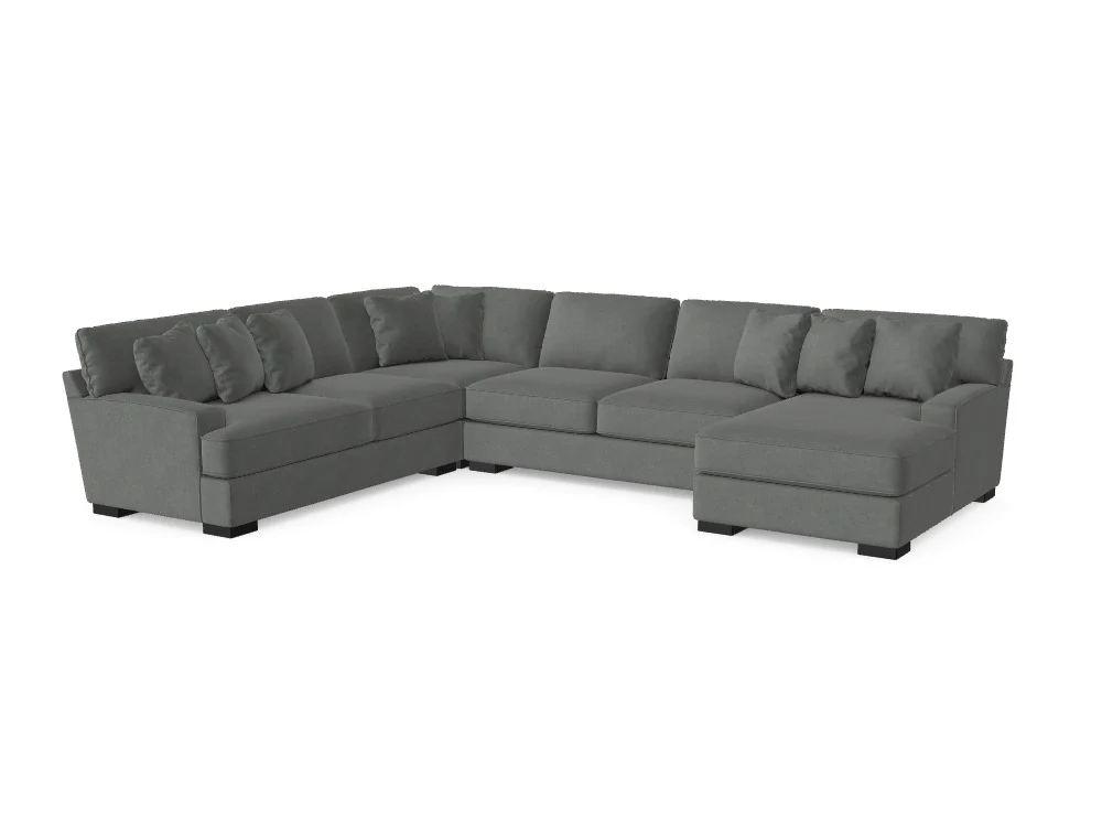 Pleasant Valley Sectional with Chaise - Custom Design Ref: JWDWKPF