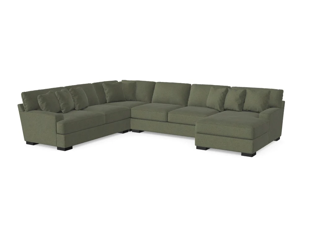 Pleasant Valley Sectional with Chaise - Custom Design Ref: SVGQMYE