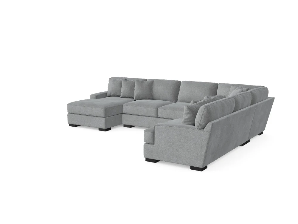 Pleasant Valley Sectional with Chaise - Custom Design Ref: XJ4LEG